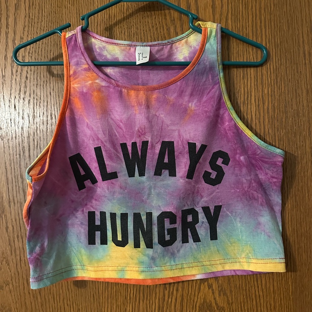 Tie-Dye Always Hungry Crop Top